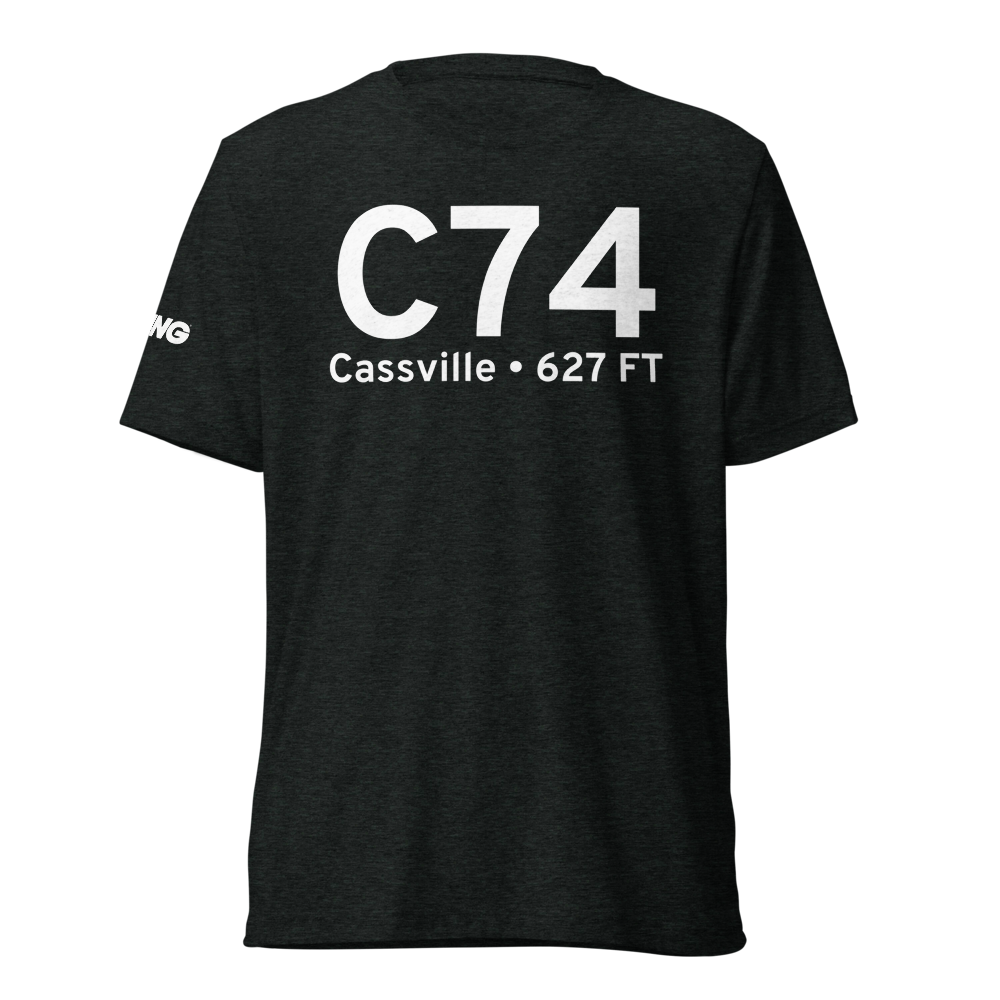 Cassville (KC74) Airport Tri-blend T-Shirt 