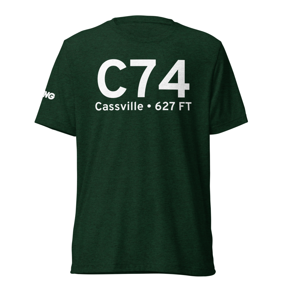 Cassville (KC74) Airport Tri-blend T-Shirt 