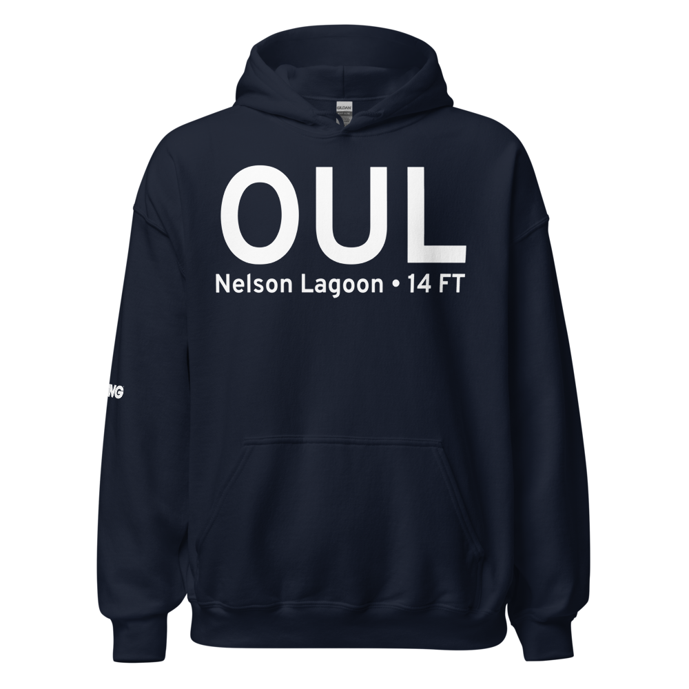 Nelson Lagoon (PAOU) Airport Hoodie Sweatshirt 