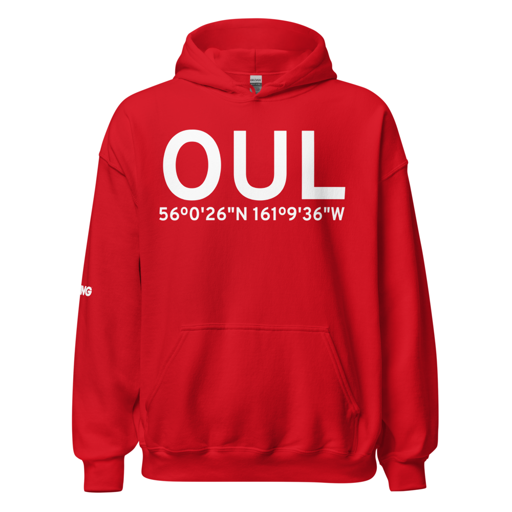 Nelson Lagoon (PAOU) Airport Hoodie Sweatshirt 