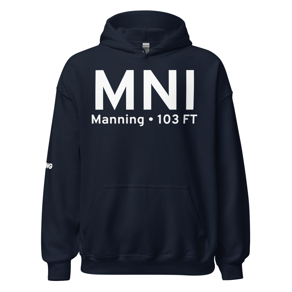 Manning (KMNI) Airport Hoodie Sweatshirt 