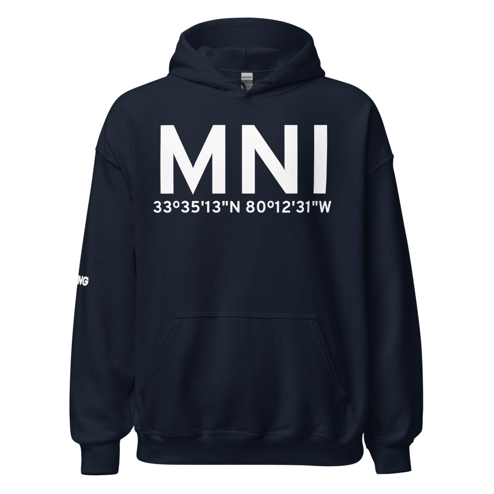 Manning (KMNI) Airport Hoodie Sweatshirt 