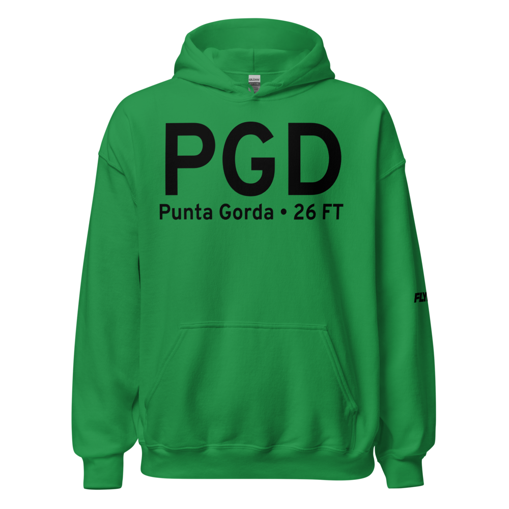 Punta Gorda (KPGD) Airport Hoodie Sweatshirt 