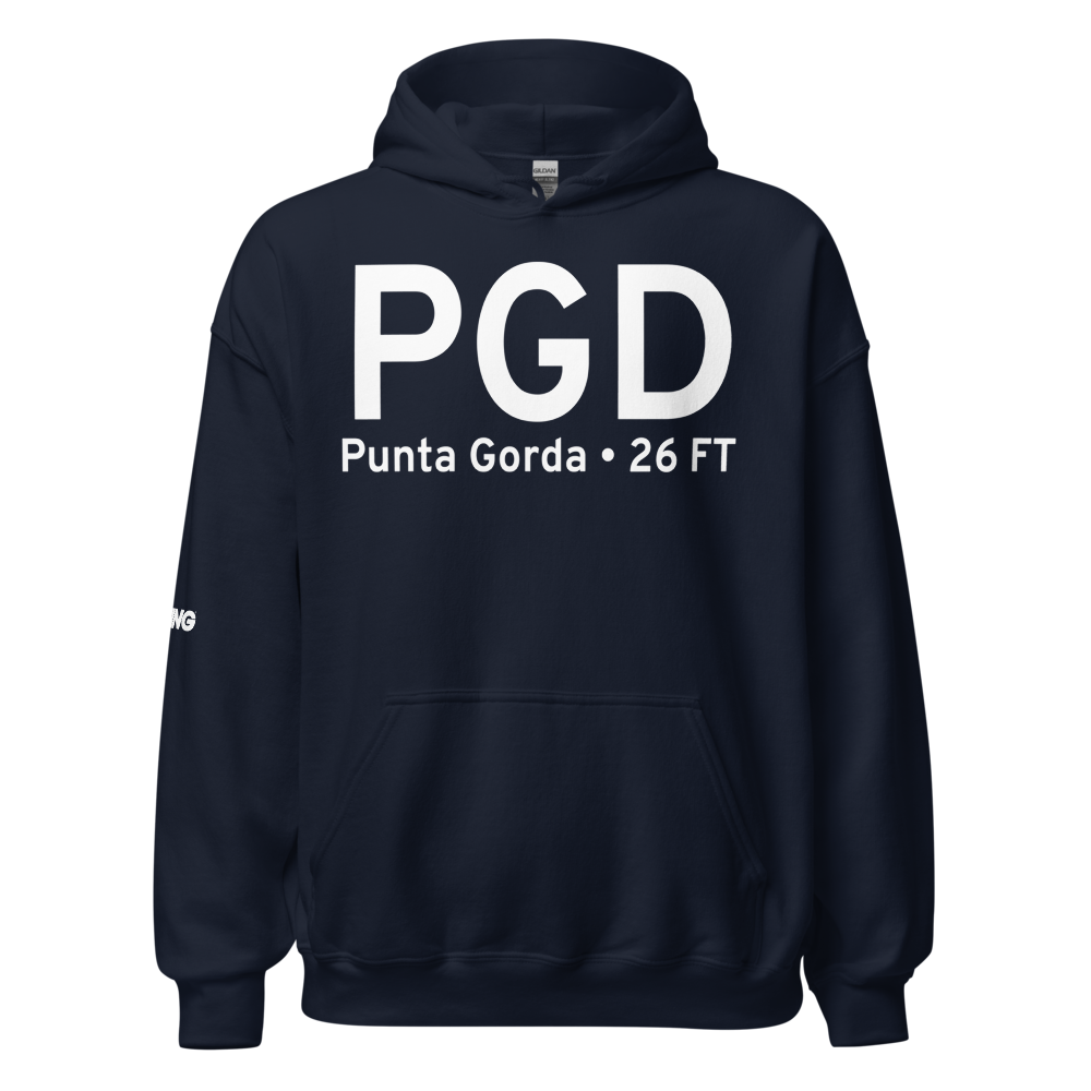 Punta Gorda (KPGD) Airport Hoodie Sweatshirt 