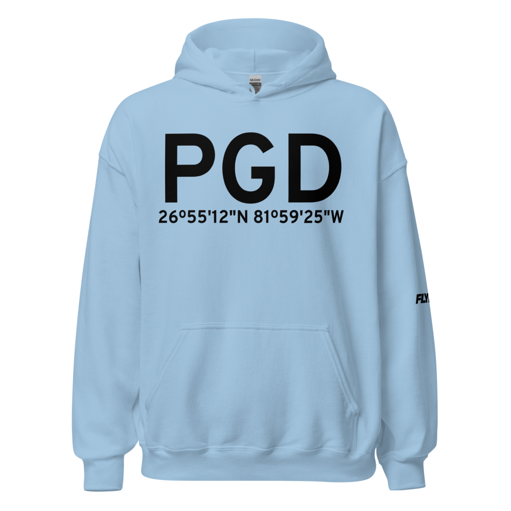 Punta Gorda (KPGD) Airport Hoodie Sweatshirt 