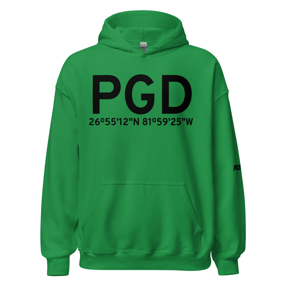 Punta Gorda (KPGD) Airport Hoodie Sweatshirt 