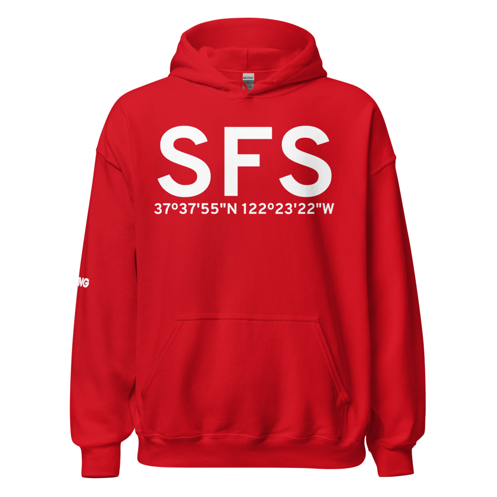 San Francisco (US-0188) Airport Hoodie Sweatshirt 