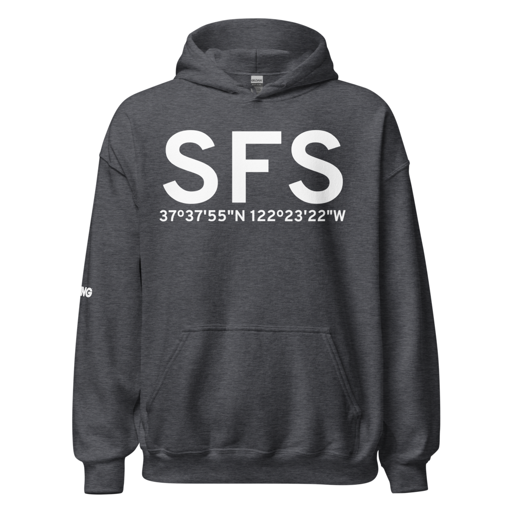 San Francisco (US-0188) Airport Hoodie Sweatshirt 