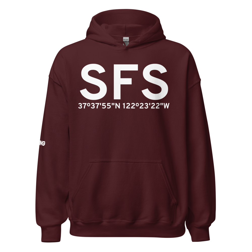 San Francisco (US-0188) Airport Hoodie Sweatshirt 