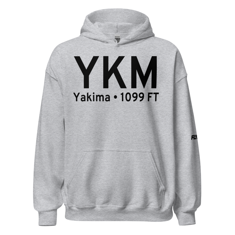 Yakima (KYKM) Airport Hoodie Sweatshirt 
