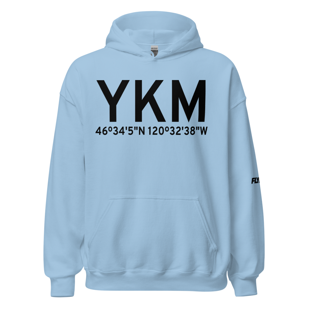 Yakima (KYKM) Airport Hoodie Sweatshirt 