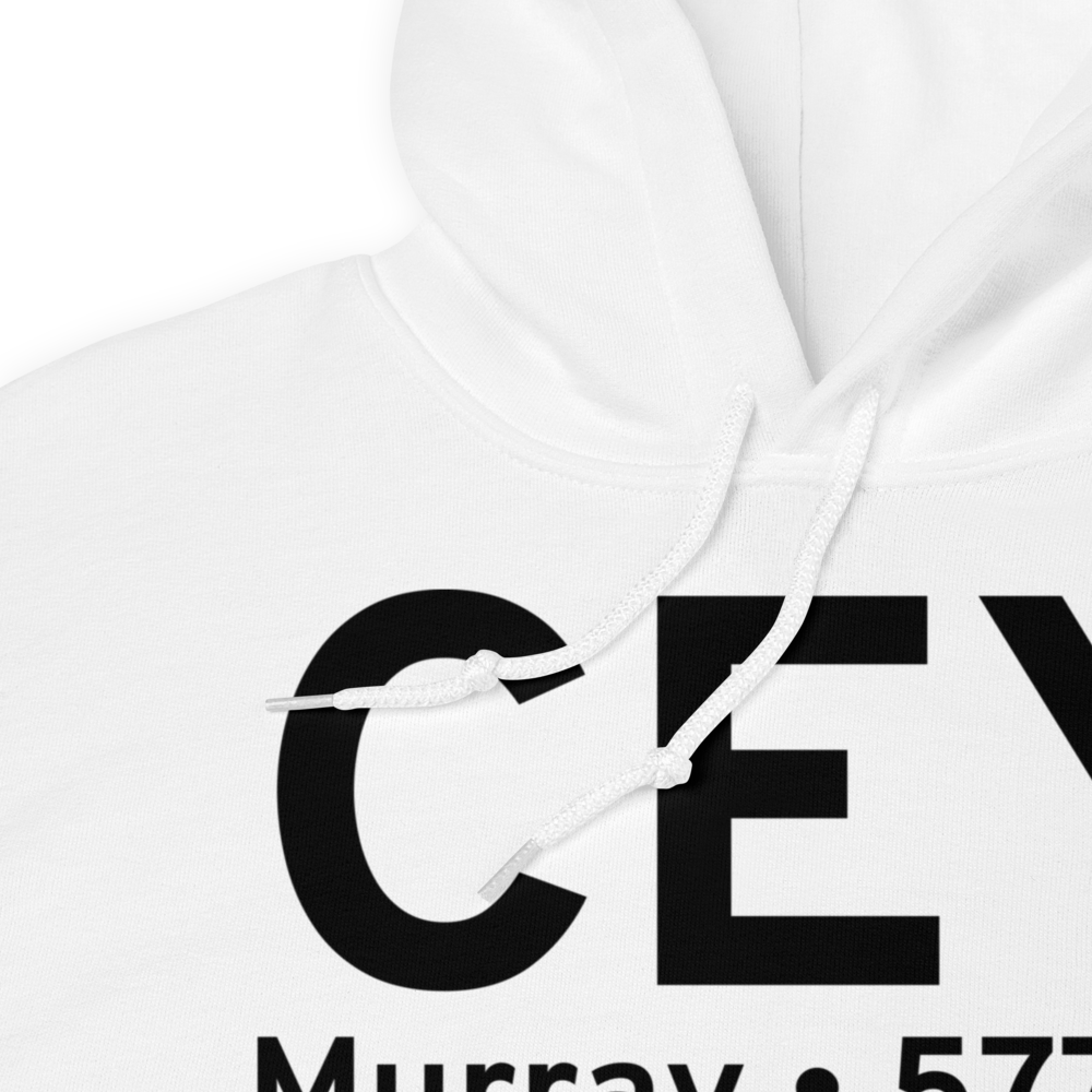 Murray (KCEY) Airport Hoodie Sweatshirt 