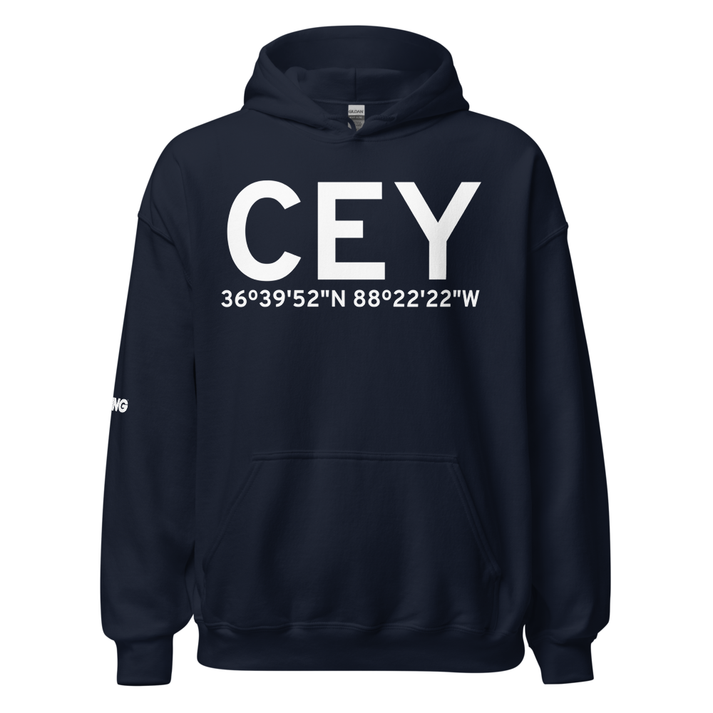 Murray (KCEY) Airport Hoodie Sweatshirt 