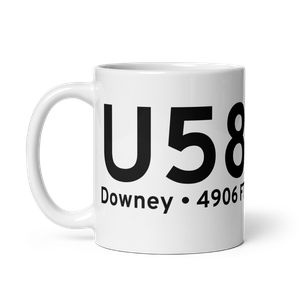 Downey (KU58) Airport Mug