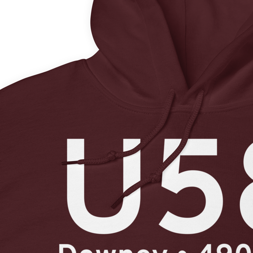 Downey (KU58) Airport Hoodie Sweatshirt 