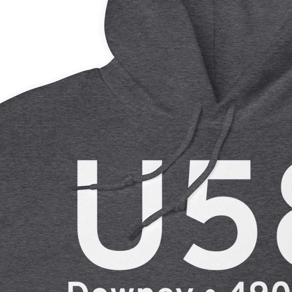 Downey (KU58) Airport Hoodie Sweatshirt 