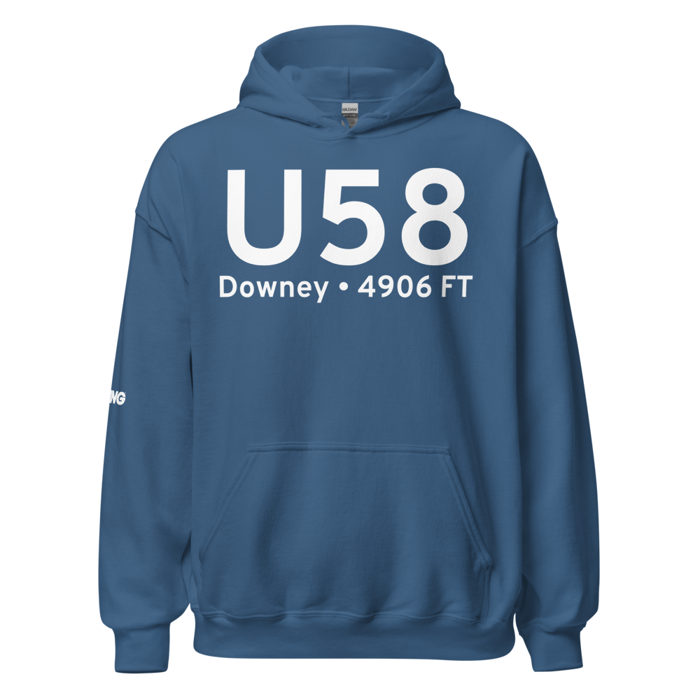 Downey (KU58) Airport Hoodie Sweatshirt 