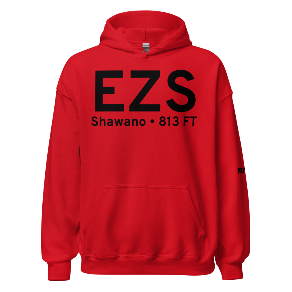 Shawano (KEZS) Airport Hoodie Sweatshirt 