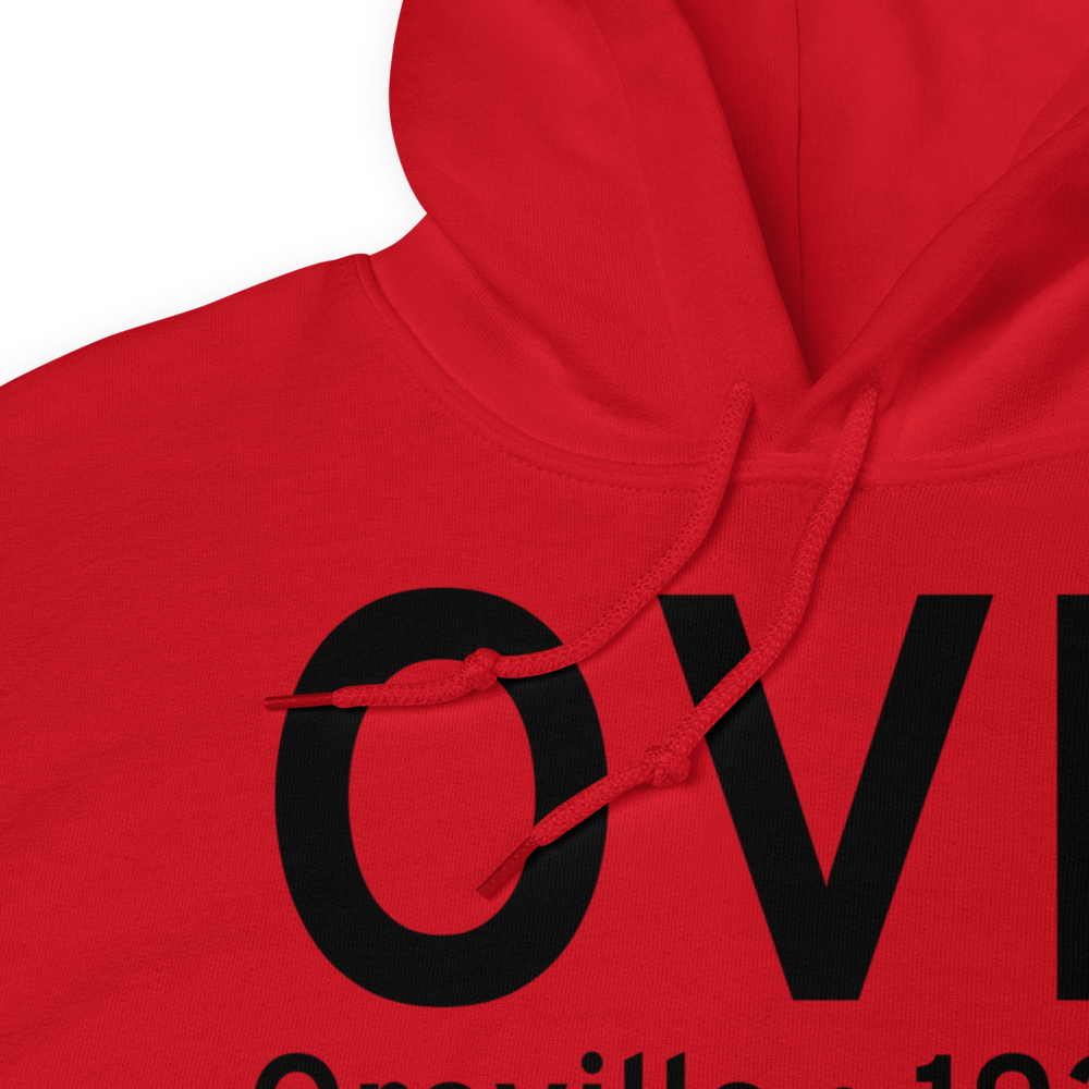 Oroville (KOVE) Airport Hoodie Sweatshirt 