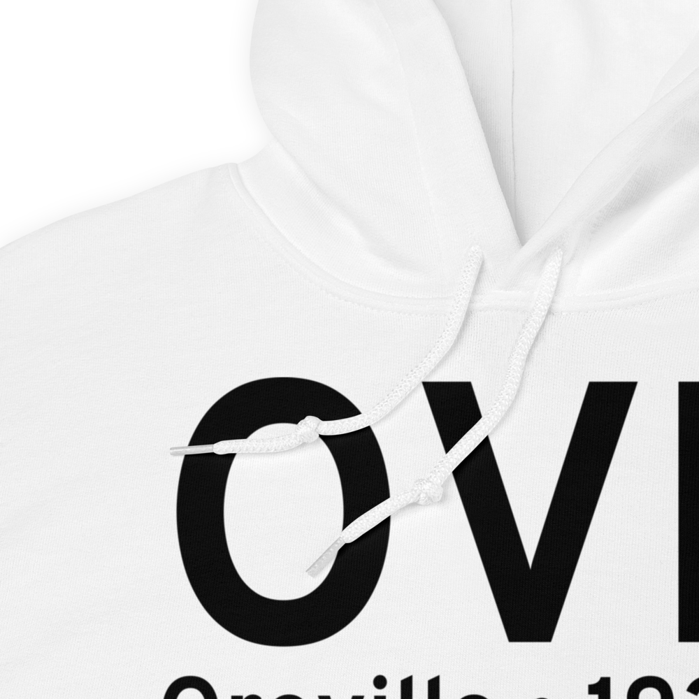 Oroville (KOVE) Airport Hoodie Sweatshirt 