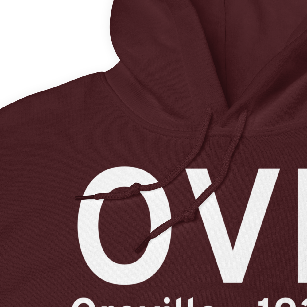 Oroville (KOVE) Airport Hoodie Sweatshirt 