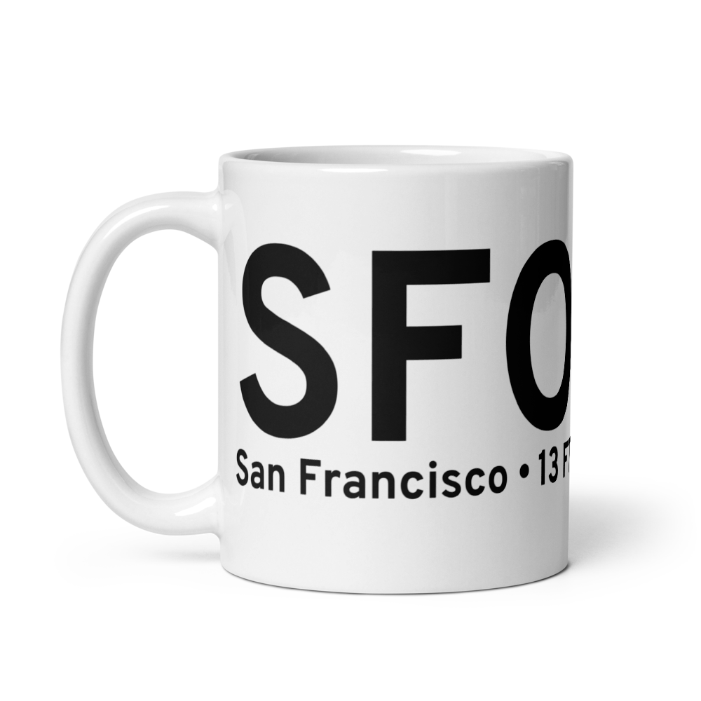 San Francisco (KSFO) Airport Mug 