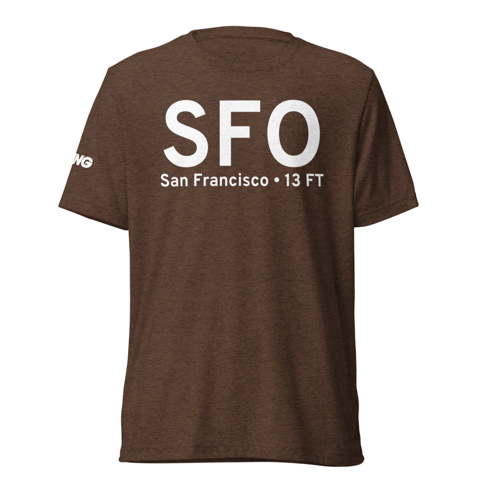 San Francisco (KSFO) Airport Tri-blend T-Shirt 