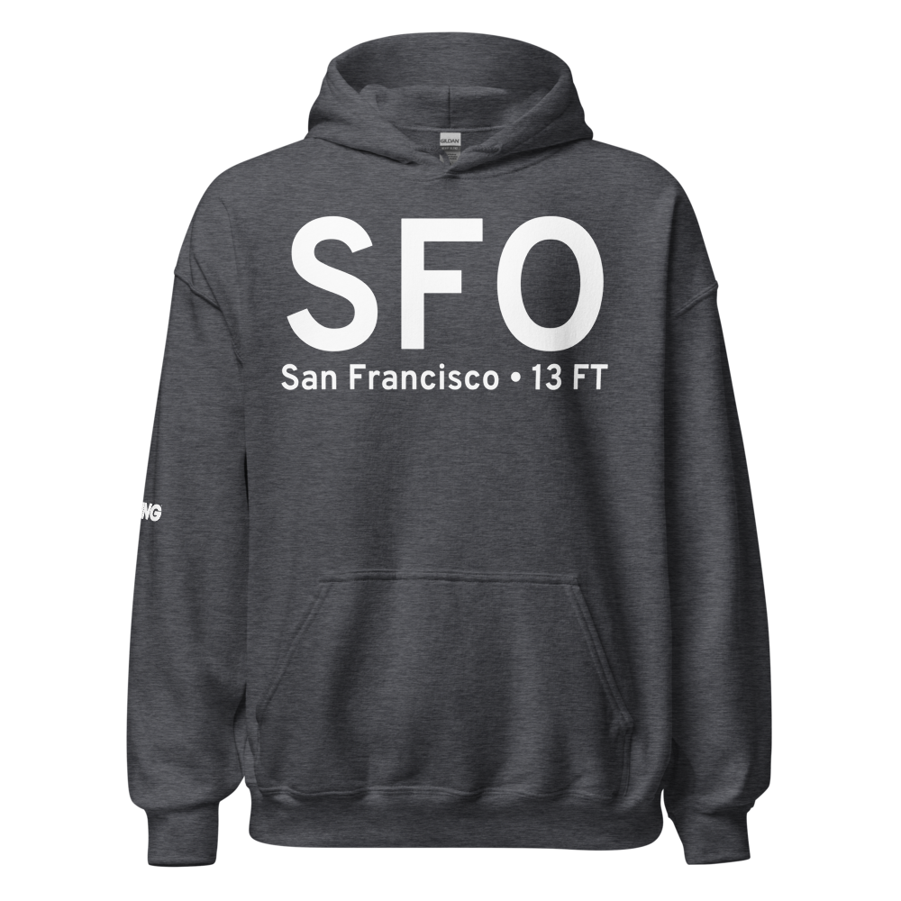 San Francisco (KSFO) Airport Hoodie Sweatshirt 
