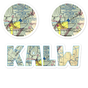 Walla Walla Regional Airport (ALW) VFR Sectional Sticker Pack