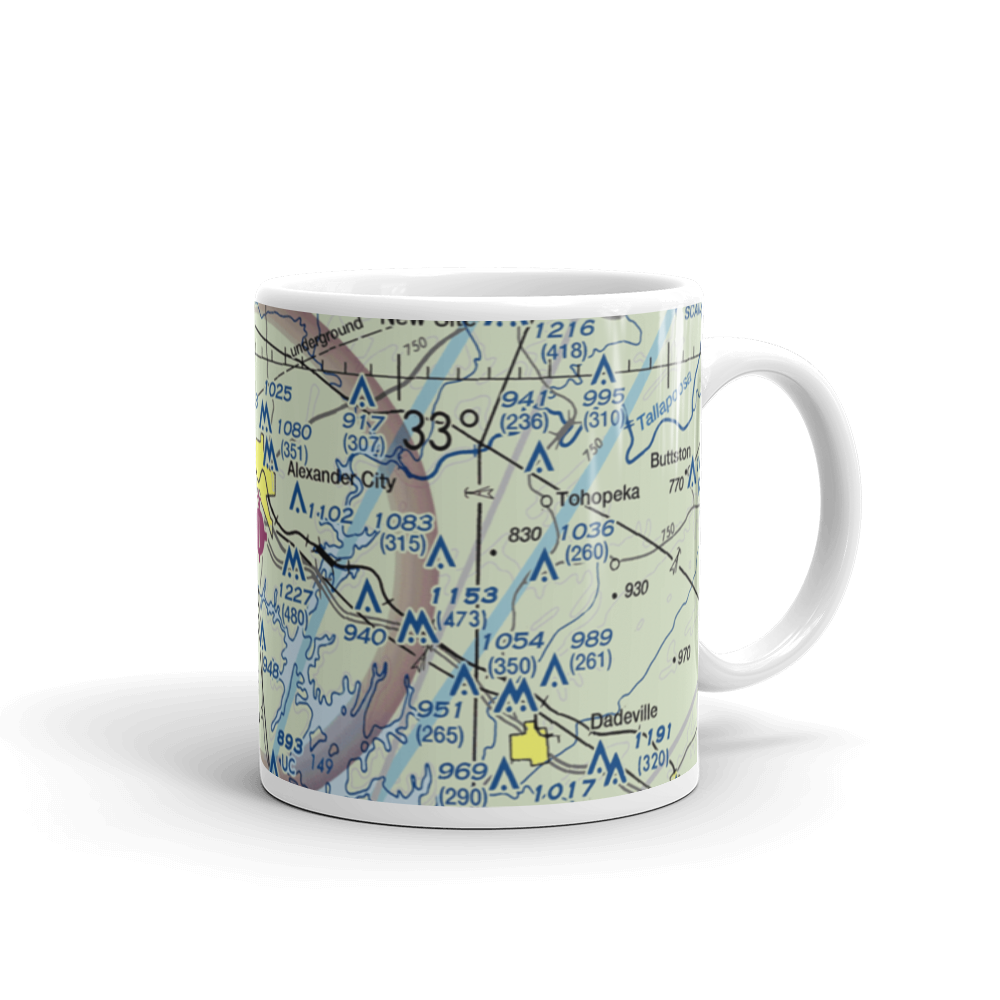 Thomas C Russell Field (ALX) VFR Sectional  Mug 