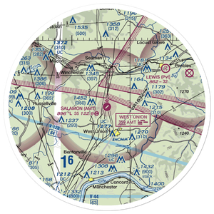 Alexander Salamon Airport (AMT) VFR Sectional Sticker (30 mile)