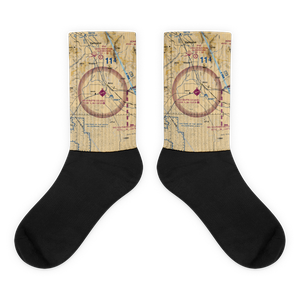Arco Butte County Airport (AOC) VFR Sectional Socks