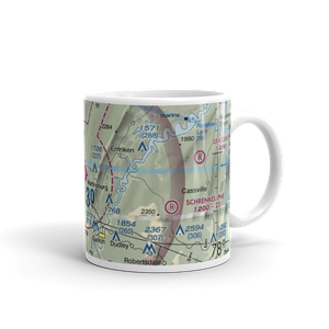 Altoona Blair County Airport (AOO) VFR Sectional  Mug