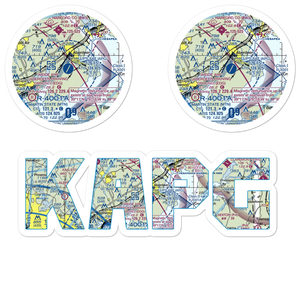 Phillips Army Air Field (APG) VFR Sectional Sticker Pack