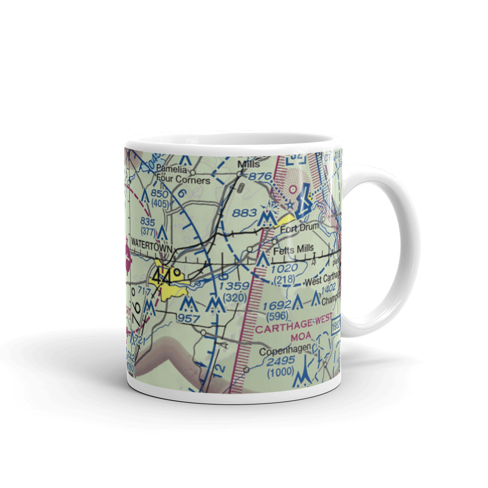 Watertown International Airport (ART) VFR Sectional  Mug 