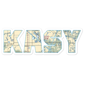 Ashley Municipal Airport (ASY) VFR Sectional Sticker