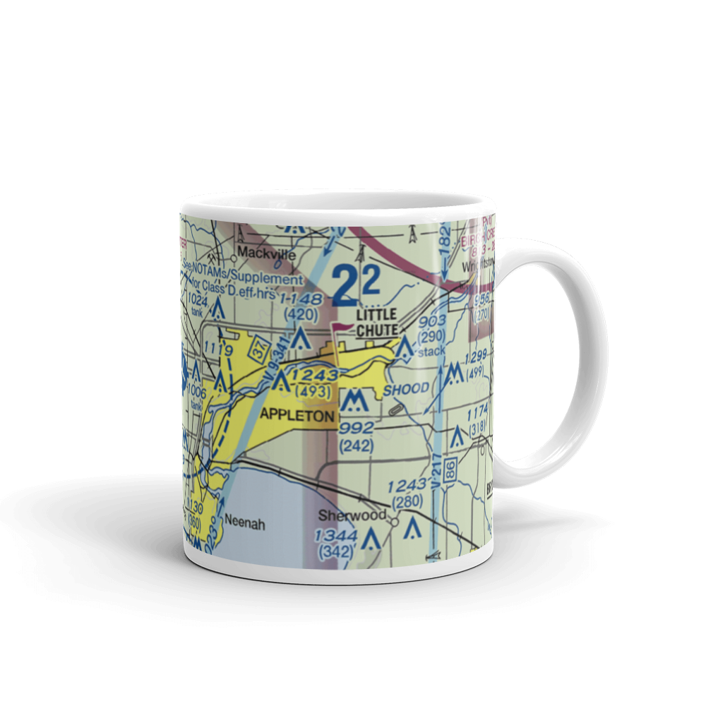 Appleton International Airport (ATW) VFR Sectional  Mug 