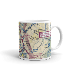 Asheville Regional Airport (AVL) VFR Sectional  Mug