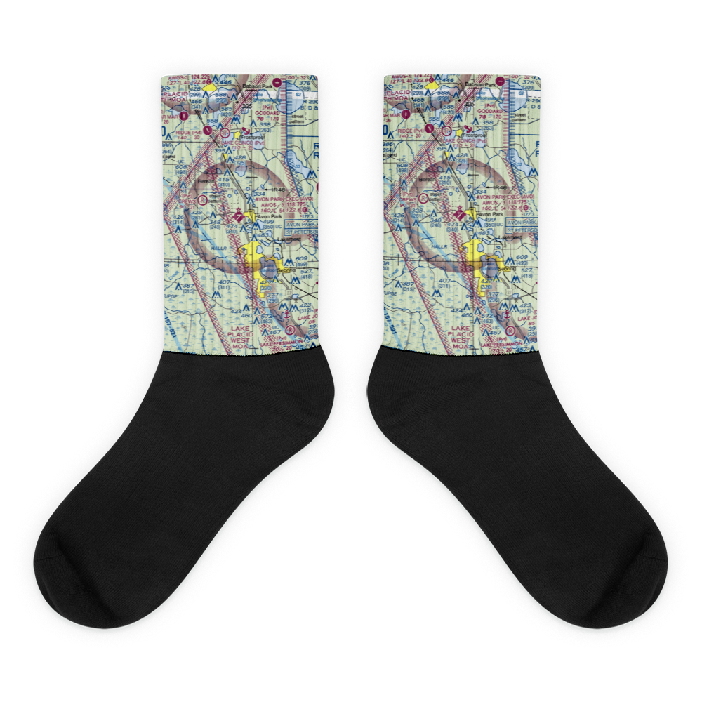 Avon Park Executive Airport (AVO) VFR Sectional Socks 