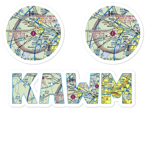 West Memphis Municipal Airport (AWM) VFR Sectional Sticker Pack