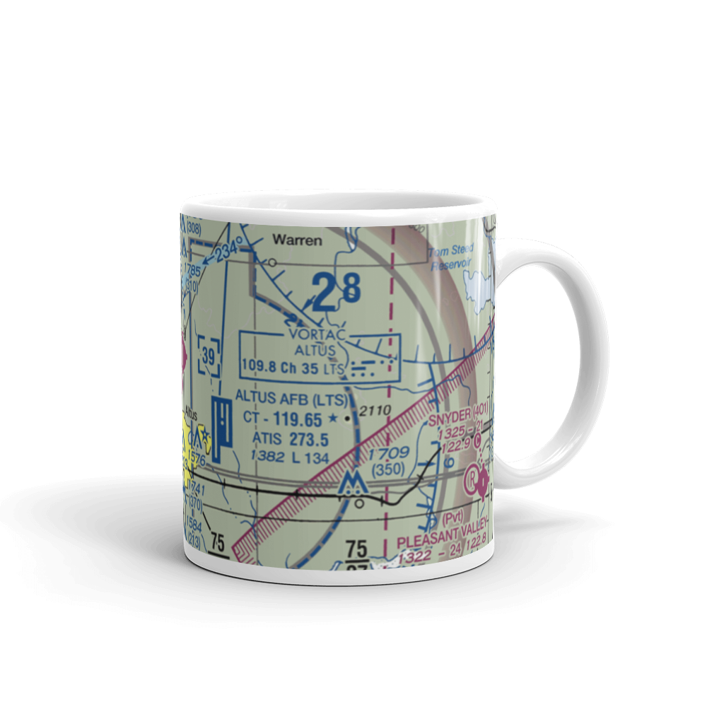Altus Quartz Mountain Regional Airport (AXS) VFR Sectional  Mug 