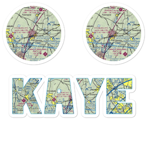 Ft Devens Moore Army Air Field (AYE) VFR Sectional Sticker Pack