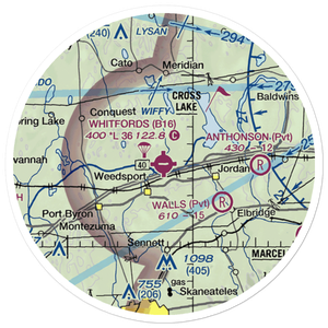 Whitfords Airport (B16) VFR Sectional Sticker (20 mile)