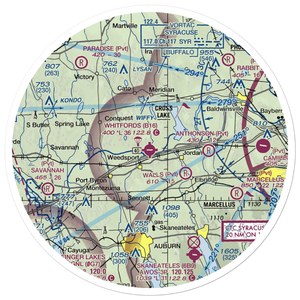 Whitfords Airport (B16) VFR Sectional Sticker (30 mile)