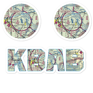 Beale Air Force Base (BAB) VFR Sectional Sticker Pack