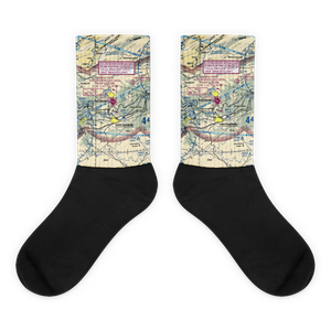 Virginia Tech Montgomery Executive Airport (BCB) VFR Sectional Socks