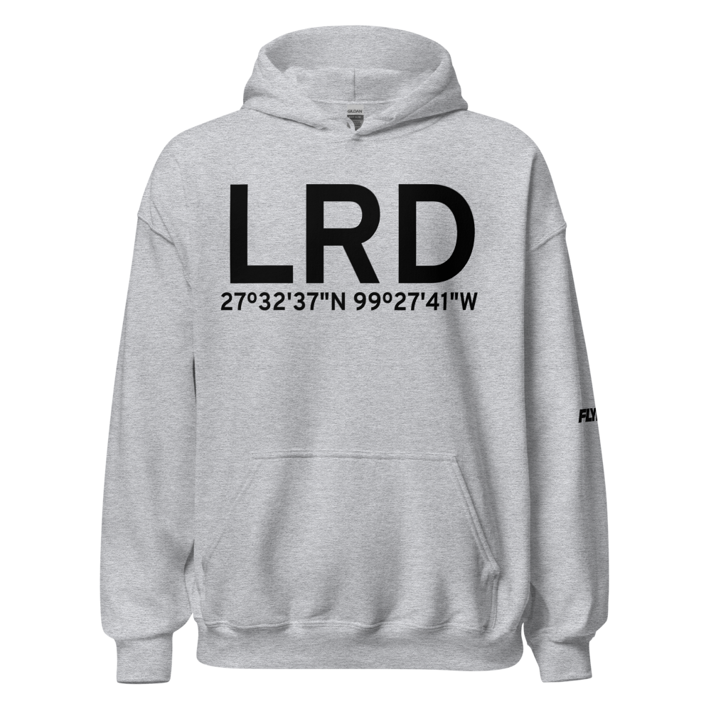 Laredo (KLRD) Airport Hoodie Sweatshirt 