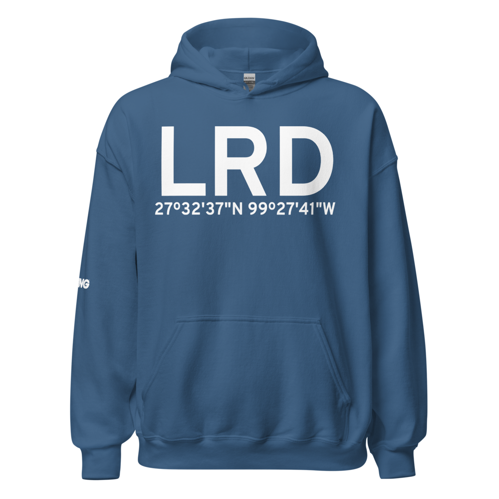 Laredo (KLRD) Airport Hoodie Sweatshirt 