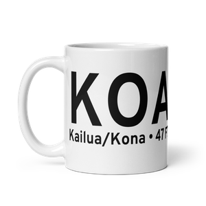 Kailua/Kona (PHKO) Airport Mug