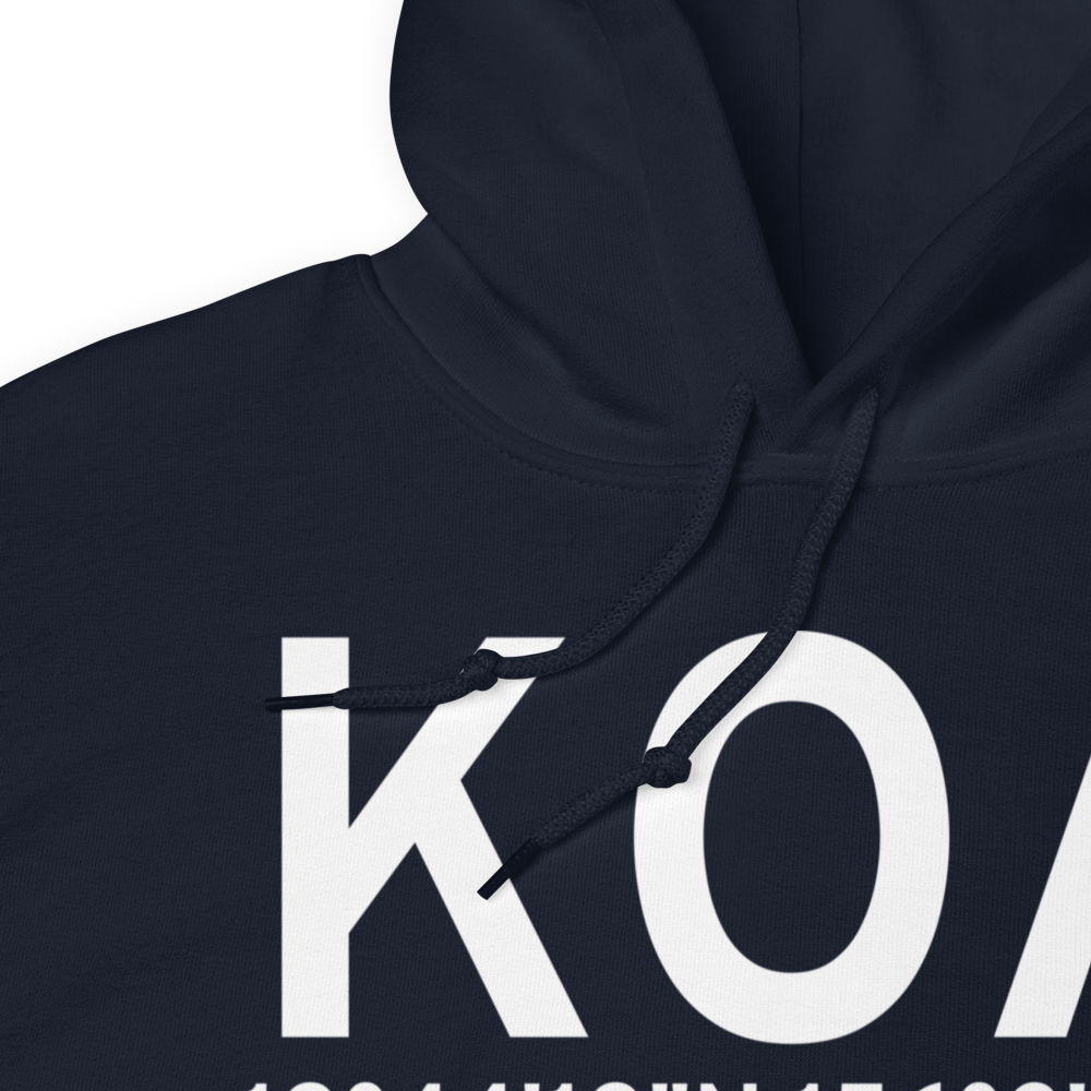 Kailua/Kona (PHKO) Airport Hoodie Sweatshirt 